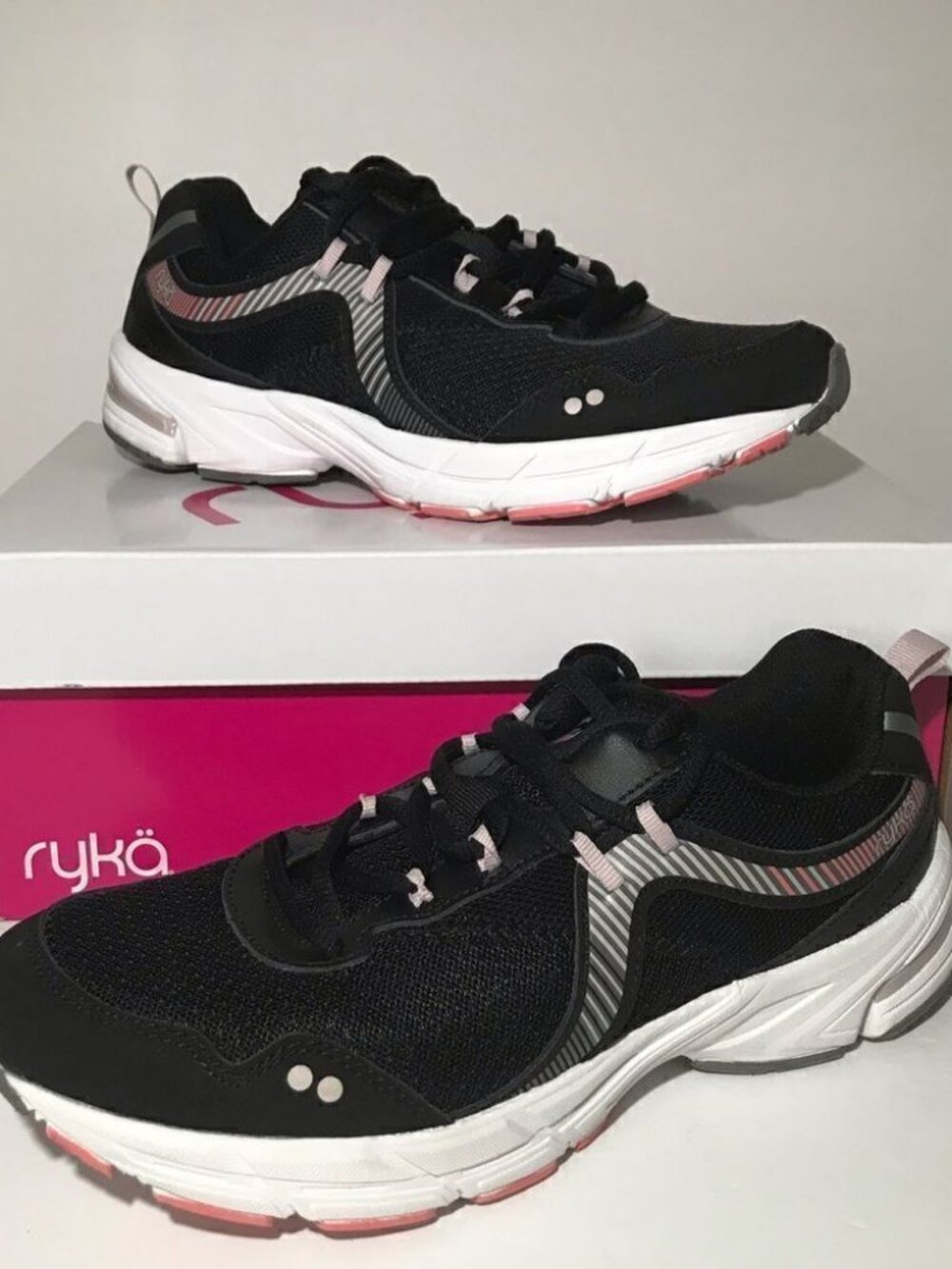 Ryka Intrigue 2 Mesh Lace-Up Memory Foam Sneakers